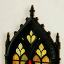 Axyaa Floral Gothic Wooden Hanging Ornament Home Decor Art Gift