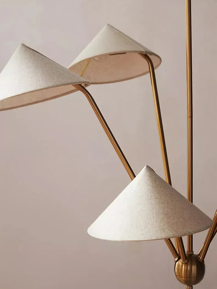 Axyaa Wabi Sabi Cloth Ceiling Pendant LED Chandelier for Living Room-Kitchen Island-Lustre