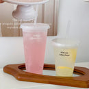 Axyaa Kawaii Tumbler with Straw Lid, BPA Free Reusable Water Bottle