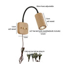 Axyaa Wooden LED Wall Lamp Japan Style Indoor Light Fixture