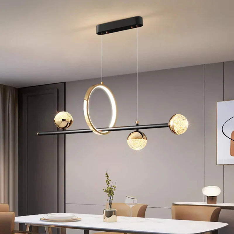 Axyaa Modern LED Ceiling Lamp Chandelier for Stylish Indoor Lighting