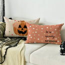 Axyaa Pumpkin Polka Dot Sofa Pillowcase 30X50cm