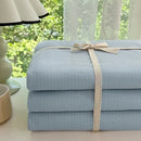 Axyaa Luxury Wrinkle Yarn Bedding Set: Duvet Cover, Pillowcase, Sheet Set - Twin to King Size