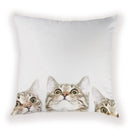 Cute Dog Cat Pillow Cover 45X45CM for Home Decor - Axyaa Brand