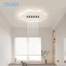 Axyaa Square Cloud Round Ceiling Lamp Spotlight White Hallway Aisle Light