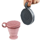 Axyaa Folding Coffee Cup: Portable Outdoor Water Cup with Lid for Travel