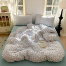 Axyaa Queen Size Strawberry Bedding Set: Duvet Cover, Bed Sheet, Pillowcase