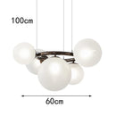 Axyaa LED Chandeliers: Modern Hanging Lights for Living Room and Dining Room