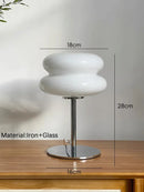 Axyaa Bauhaus Mushroom Lamp: 9-Level Brightness Dimming for Bedroom & Living Room