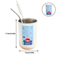 Axyaa Double Wall Stainless Steel Coffee Mug with Straw, Brush – Portable Anti-Scalding Cup