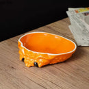 Axyaa Crab Shell Ceramic Plate Set - Restaurant Specialty Tableware
