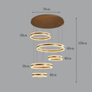 Axyaa Modern LED Chandelier Pendant Ceiling Light for Indoor Dining Room