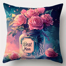 Axyaa Mother's Day Flower Pillowcase Set