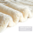 Axyaa Electric Heated Blanket Twin 62×84 - Ultra Soft Faux Fur, 8 Heat Levels