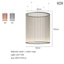 Axyaa Tassel Pendant Light: Modern Staircase Living Room Dining Room Lamp