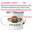 Axyaa Friends Central Perk Mug 11oz Enamel Wholesale Coffee Tea Cup Gift