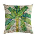 Axyaa Tropical Rain Forest Pillowcase for Office Sofa and Leisure Decoration