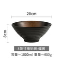 Axyaa Large Ramen Bowl, Japanese Style Ceramic Soup Bowl, Creative Tableware