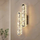 Axyaa Crystal LED Wall Lamp for Bedroom Living Room Decor Lighting