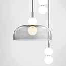 Axyaa Glass Ball Cluster Pendant Light for Living Room, Bedroom, and Staircase