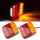 Axyaa LED Tail Lights: Waterproof, High Brightness, Durable Rear Lamps for Trucks, Trailers & Caravans - 2PCS