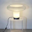 Axyaa Luxury Designer Glass Bedside Lamps for Bedroom, Living Room, or Study