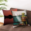 Axyaa Natural Scenery Flowers Cushion Cover Pillowcase Decor for Home Sofa