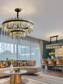 Axyaa European Crystal Chandelier: Elegant Lighting for Home