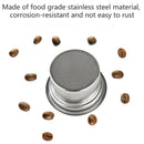 Axyaa Stainless Steel Bottomless Coffee Filter Basket for Espresso Maker