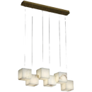 Axyaa Marble Chandelier: Modern Chinese Tearoom All Copper Light Luxury Bar Lighting