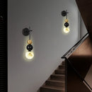 Axyaa Long Rod Marble Wall Lamp for Postmodern Indoor Lighting