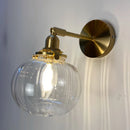 Axyaa Glass Wall Sconce Lamp Modern LED Wall Lights Fixture