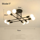 Axyaa Nordic Minimalist LED Pendant Chandelier for Bedrooms and Living Rooms
