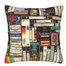 Retro Music Cassette & Vinyl Pillows Cushion Cover for Sofa, Bedroom & Car