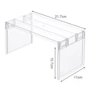 Axyaa Fridge Organizer Rack Shelf Separator Storage Stand Space Saver Kitchen Accessory