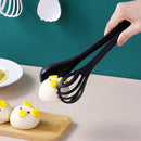Axyaa 3-in-1 Kitchen Utensil Set: Pasta Clips, Food Tongs, Mixer