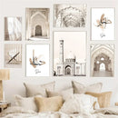Axyaa Islamic Shukr Sabr Calligraphy Canvas Wall Art Poster Bedroom Decor