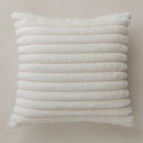 Axyaa Beige Throw Pillow Cover 45X45 - Cojines Decorativos Para Sofa - Plush Cushion Covers