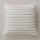 Axyaa Beige Plush Throw Pillow Cover 45X45 - Cojines Decorativos Para Sofa