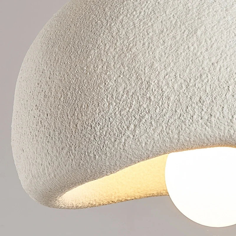 Axyaa Wabi Sabi Resin Pendant Lamp: LED Indoor Suspension Lighting