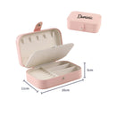 Axyaa Portable Foldable Jewelry Organizer Box Compact Travel Case