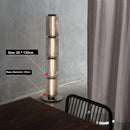 Axyaa Nordic Glass Floor Lamp - LED Stand Lighting for Living Room & Bedroom
