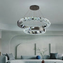 Axyaa Modern Luxury Crystal Pendant Chandelier for Bedroom, Dining, Living Room Lighting