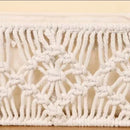 Axyaa Macrame Boho Storage Basket for Organizing Bathroom and Bedroom