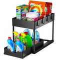 Axyaa 2-Tier Under Sink Organizer for Kitchen and Bathroom Storage