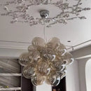 Axyaa Nordic Glass Bubble Chandelier for Kids' Room and Living Room