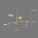 Axyaa LED Chandeliers for Modern Living Room Indoor Lighting