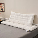 Axyaa Knitted Cotton Couple Pillow White Grey 48*150cm