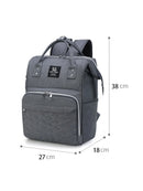 Axyaa Diaper Backpack with Changing Mat | Large Capacity Baby Stroller Bag