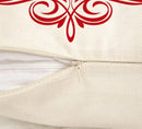 Axyaa Farmhouse Christmas Pillow Cover Set - Winter Holiday Rustic Throw Cushion Case 45x45